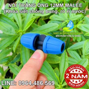 Nối thẳng ống 12mm Malee