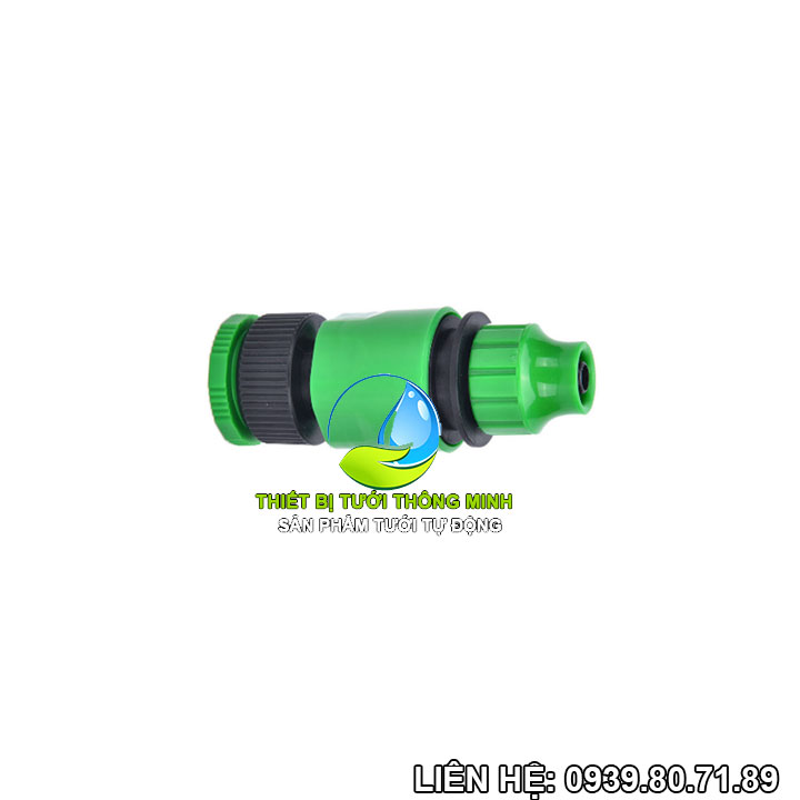 Bộ đầu nối ren trong 21mm(vòi nước romine) sang đầu nối ống 12mm Florain (nhựa cao cấp)