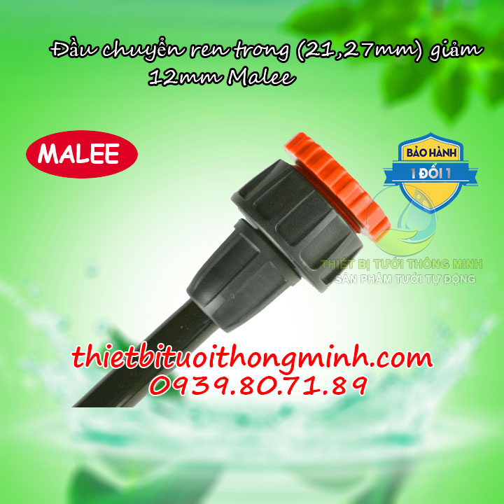 Đầu nối ren trong 21 27mm giảm 12 10mm Florain