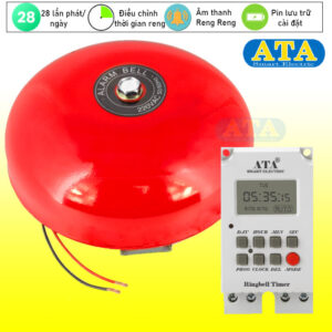 Thiết bị hẹn giờ chuông điện 220v reng reng báo giờ tự động ATA BCR-04